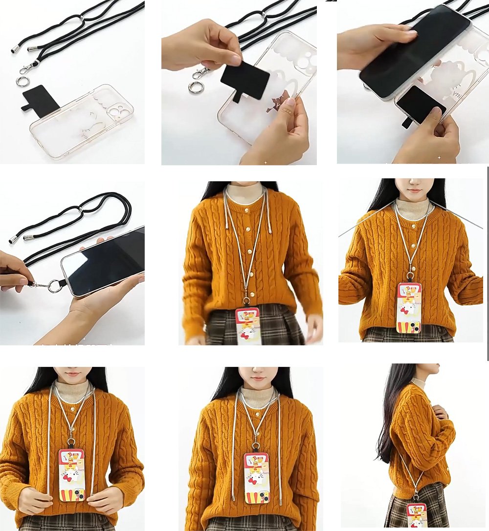how to use smart phone lanyard