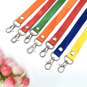 20mm event lanyard with trigger hook for badge holder–bulk supply-100 pcs pack