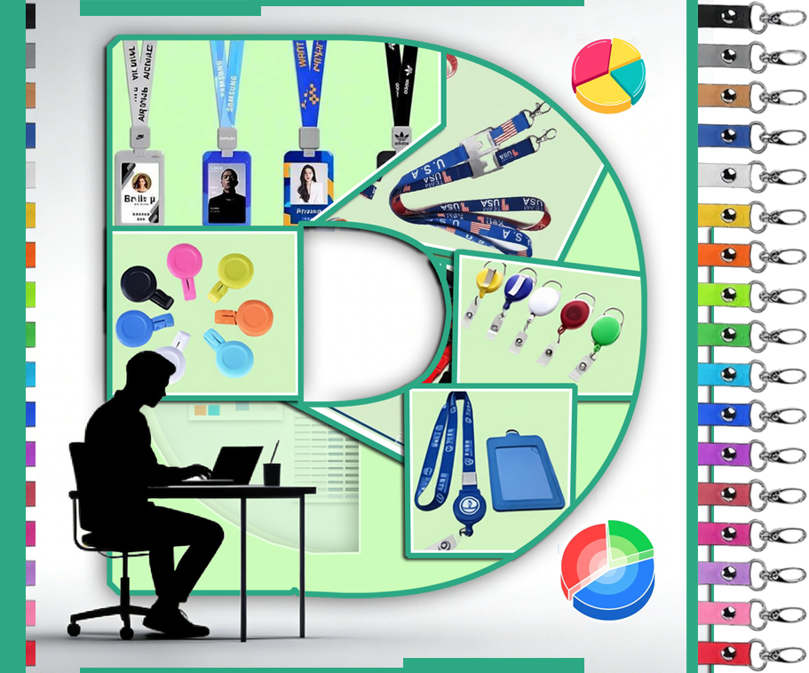 Premium Custom Lanyards, ID Card Holders, and Badge Reels